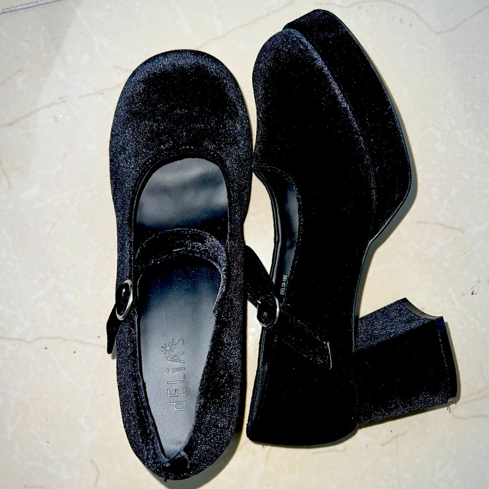 SUEDE PLATFORM SHOES